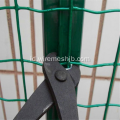 Green PVC Coated Galvanized Dilas Wire Mesh Pagar